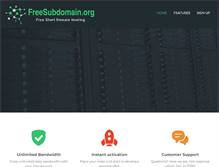 Tablet Screenshot of freesubdomain.org